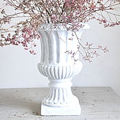 Для дома и интерьера handmade. Livemaster - original item Antique concrete flowerpot for flowers and interior decoration. Handmade.