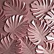 Аксессуары: Тропические листья из бумаги . Декор из бумаги, Цветы искусственные, Москва,  Фото №1