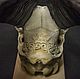 Order Inscribed 'For Anne' goat skull with carving flower. I.K.. Livemaster. . Interior masks Фото №3