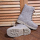 Felted shoes Beige Onyx. Boots. Keleynikova Heavenly Cozy. Online shopping on My Livemaster.  Фото №2