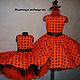 Dress 'dudes' orange polka dots at the prom, Carnival costumes for children, Nizhnij Tagil,  Фото №1