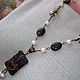 Necklace with pendant Black and white Natural stones. Necklace. Rimliana - the breath of the nature (Rimliana). My Livemaster. Фото №5