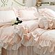 Retro style satin bed linen !