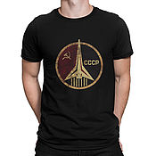 Мужская одежда handmade. Livemaster - original item Cotton T-shirt 