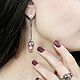 Order Earrings, ring and pendant with rose quartz in 925 DD0125 silver. Sunny Silver. Livemaster. . Jewelry Sets Фото №3