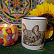 Author mug 'Bulldog', Mugs and cups, Kirzhach,  Фото №1