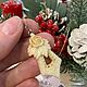 Серьги из бивня мамонта резные Серебро. Серьги-калачи. Ювелирный отдел 'Чароитовый ларец' (jewelry32-charoite-larets). Ярмарка Мастеров.  Фото №14