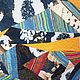 Заказать Коврик  из плотных мебельных тканей в технике пэчворк. Uyutnyj-pechvork. Ярмарка Мастеров. . Ковры Фото №3