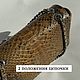 Сумка  из питона. Сумка через плечо. Miss Python. Ярмарка Мастеров.  Фото №5