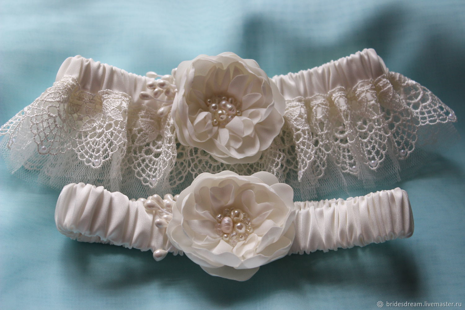 Wedding Podwysocki Set Of Garters The Bride S Garter Kupit Na