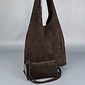 Сумки и аксессуары handmade. Livemaster - original item Women`s leather(suede) bag without lining. Bag. Handmade.