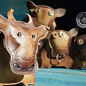 Сувениры и подарки handmade. Livemaster - original item Piggy Bank cow 