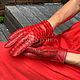 Women's Python leather Gloves. Gloves. exotiqpython. My Livemaster. Фото №4