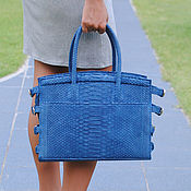 Agava Python leather handbag