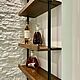 Table on a wine cabinet with solid oak shelves (project g. Moscow). Tables. uloft. My Livemaster. Фото №4