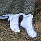 Down socks 'Autumn leaves' women's shortened. Socks. Down shop (TeploPuha34). My Livemaster. Фото №6
