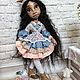  принцесса- мулаточка. Интерьерная кукла. Zoya dolls (zoyaivanova). Ярмарка Мастеров.  Фото №5