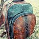Эксклюзивный кожаный рюкзак "Анаконда", Рюкзаки, Киев,  Фото №1