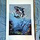  Shark and Ship. Original. Pictures. Valeria Akulova ART. Online shopping on My Livemaster.  Фото №2