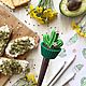 Вкусные ложечки с летним дизайном: фламинго, кактус, панда в круге. Ложки. nika1815. Ярмарка Мастеров.  Фото №4