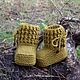 Knitted booties for kids, Babys bootees, Tyumen,  Фото №1