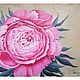 Oil painting Pink peony, Pictures, Moscow,  Фото №1