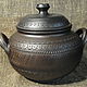 Pot for porridge and soups free shipping!!!, Ware in the Russian style, Skopin,  Фото №1