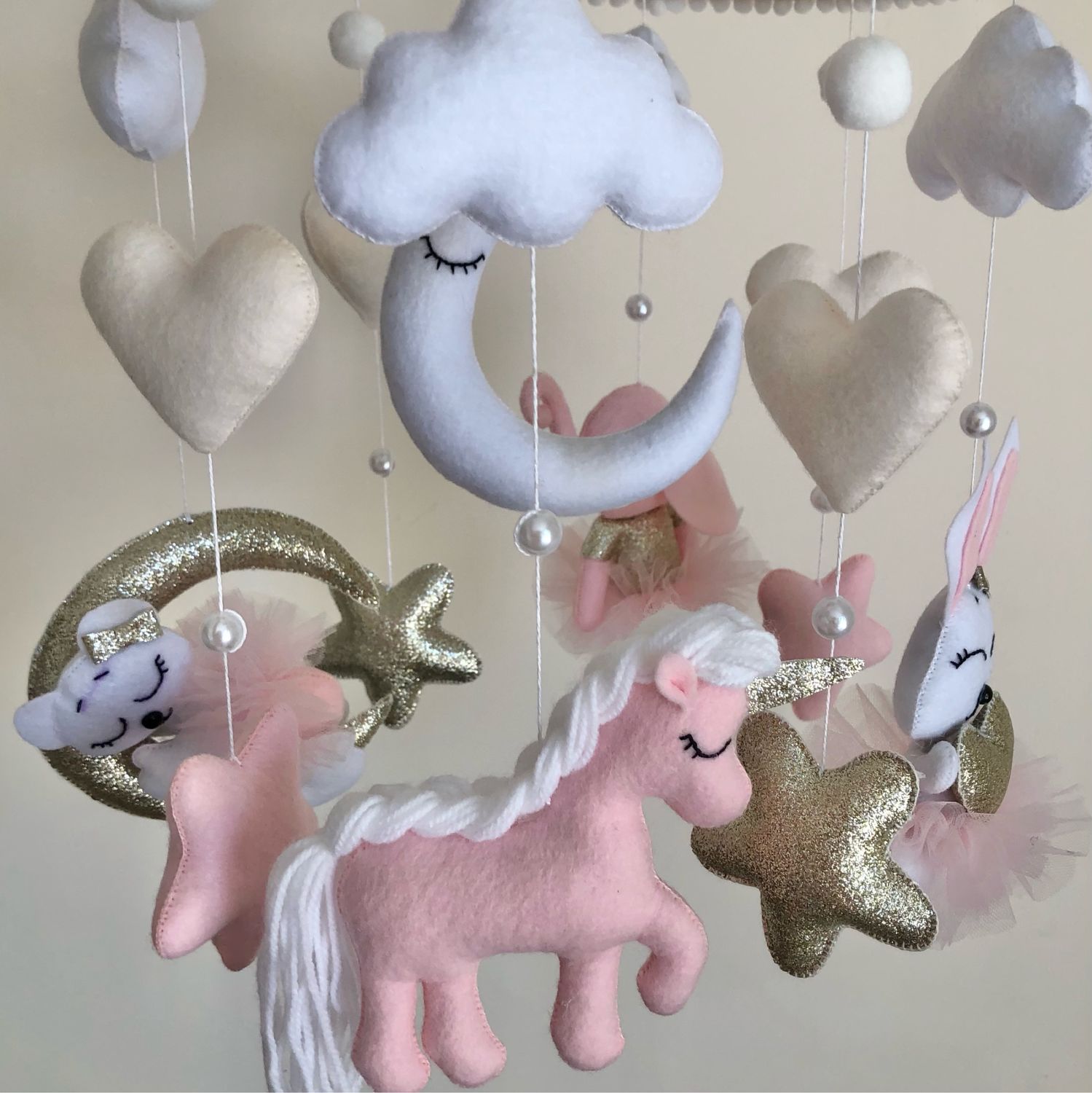 Мобиль из фетра в интернет-магазине на Ярмарке Мастеров | Мобили на ...