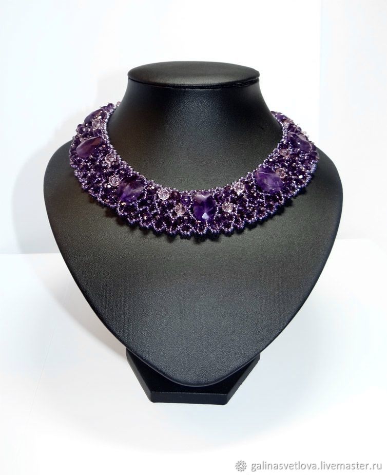 Necklace "Amethyst Queen", Jewelry Sets, Moscow,  Фото №1