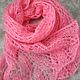 Scarf or stole 'Gentle' hand-knitted. Wraps. hand knitting from Galina Akhmedova. My Livemaster. Фото №6