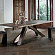 Дизайнерский стол из дерева, аналог итальянского Bonaldo Big Table. Столы. PRISTOL. Ярмарка Мастеров.  Фото №4