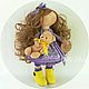 Интерьерная кукла Ириска. Куклы и пупсы. Интерьерные игрушки от MiNelli. Интернет-магазин Ярмарка Мастеров.  Фото №2