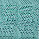 Детский плед "Мятный бриз" из хлопка. Пледы. СаннИ (sanni-knitting). Ярмарка Мастеров.  Фото №5