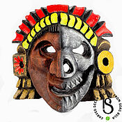 Для дома и интерьера handmade. Livemaster - original item Carved mask made of wood 