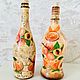 Set of decorative bottles ' Apricot', Bottles, Kaliningrad,  Фото №1