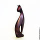 Statuette of a cat ' Murka '. Figurines. Wooden cats-Alexander Savelyev. My Livemaster. Фото №4