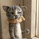  Котёнок Степан. Войлочная игрушка. Татьяна Крюкова. Ярмарка Мастеров.  Фото №13