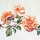 Вышитая картина "Розы", Картины, Новосибирск,  Фото №1