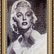 Заказать Гобелен из бисера МЕРЛИН МОНРО (Marilyn Monroe). Елена Борькова (divelen). Ярмарка Мастеров. . Картины Фото №3