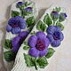 Mittens with embroidery 'Lilac sunset'. Mittens. Marina Mishina. My Livemaster. Фото №6