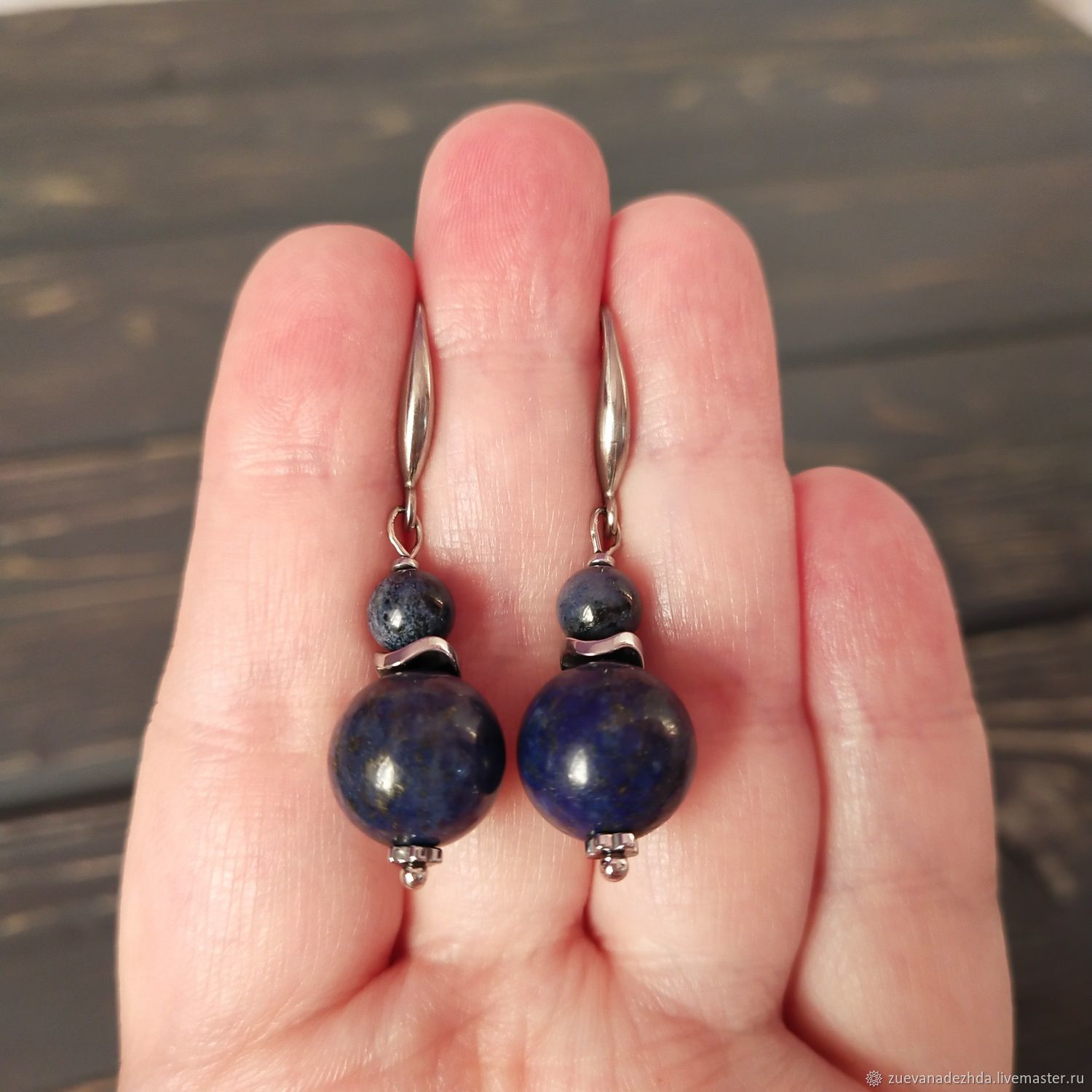 Синие серьги, сережки висюльки, сережки бижутерия в интернет-магазине ...