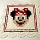  children's crocheted cord Minnie mouse. Carpets. knitted handmade rugs (kovrik-makrame). Online shopping on My Livemaster.  Фото №2