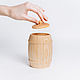 Cup (barrel) for honey, salt, spices, spices Siberian Cedar K61. Jars. ART OF SIBERIA. My Livemaster. Фото №4
