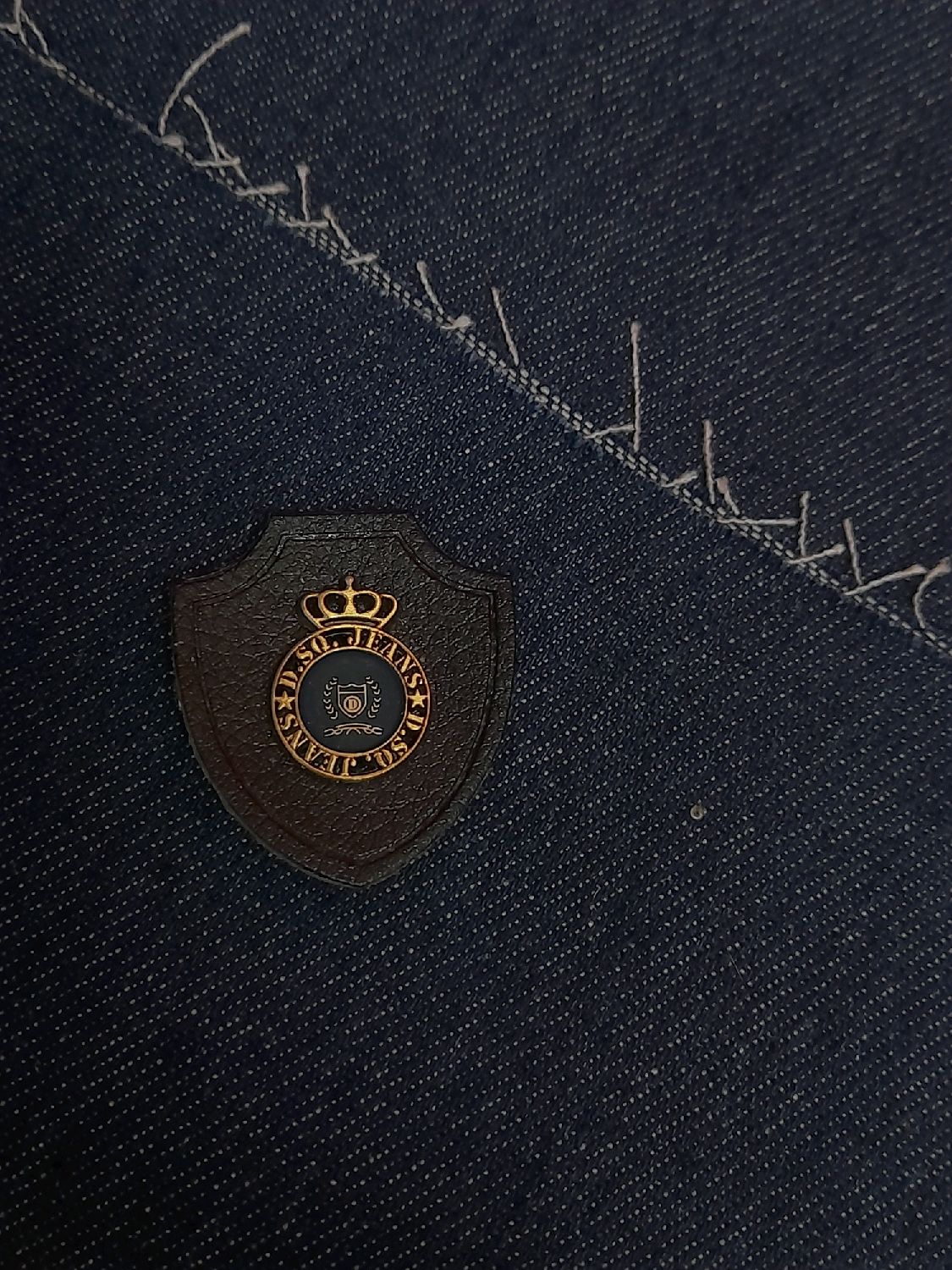 Нашивка на одежду чёрная Jeans в интернет-магазине Ярмарка Мастеров по ...