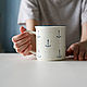 Retro marine mug, handmade ceramics. Mugs and cups. JaneCeramics. My Livemaster. Фото №6