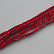 Материалы для творчества handmade. Livemaster - original item Chenille Japan, color red, 1 meter. Handmade.