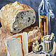 Картина маслом: "Натюрморт с сыром". Картины. Мария Сильвестрова. Ярмарка Мастеров.  Фото №5