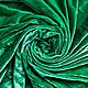 Ткань шелковый бархат ярко зеленый ,Италия. Ткани. ТКАНИ OUTLET. Интернет-магазин Ярмарка Мастеров.  Фото №2