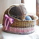 Order Wicker bassinet for doll. paperchest (paperchest). Livemaster. . Reborn Фото №3