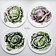 Order The painted porcelain.A collection of dishes 'Cabbage'. ArtFlera (artflera). Livemaster. . Plates Фото №3